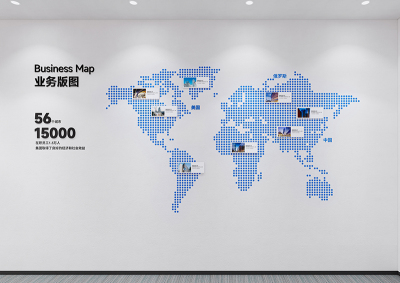 业务版图展示墙